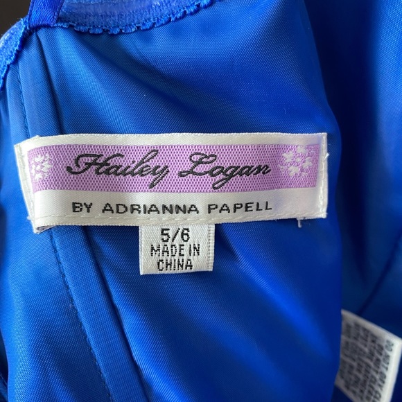 Strapless Royal Blue Prom Dress - Picture 3 of 5